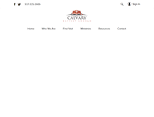 Tablet Screenshot of calvarytroy.com